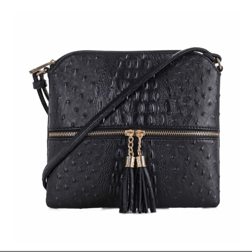 Ostrich Print Crossbody